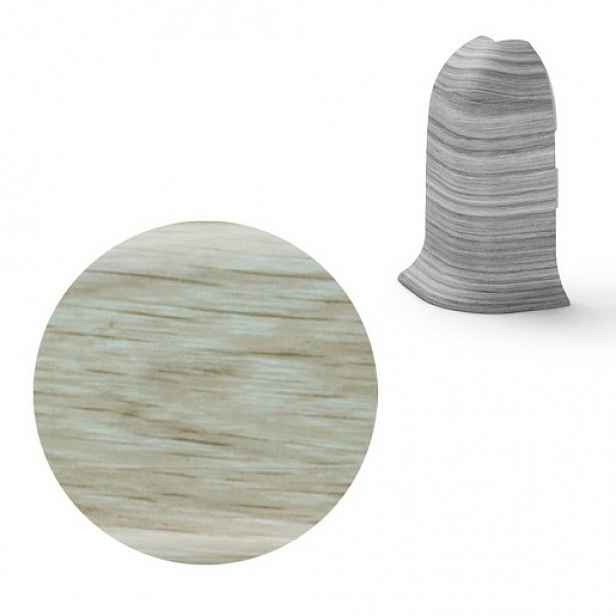 Vnější roh k soklu Naturel dub pískový , PVC délka 0,5 cm, výška hrany 56 mm, NATNGTZF0