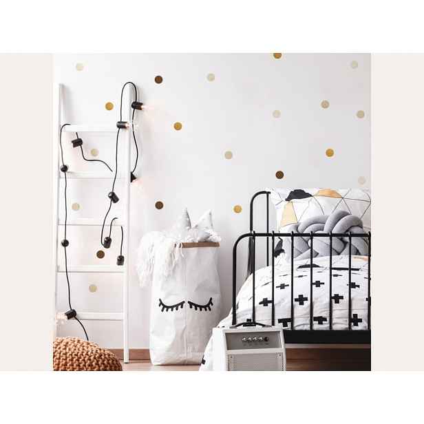 Yokodesign Samolepky puntíky malé - hnědé