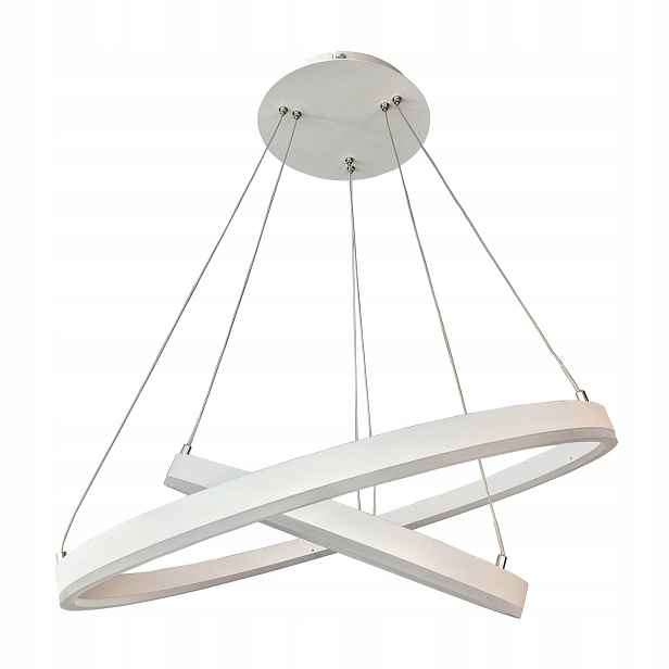 Závěsná lampa Italux Jovita Led moderní bílá