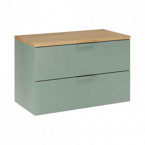 Petits-meubles SKŘÍŇKA POD UMYVADLO 80.6cm Oria Zelená