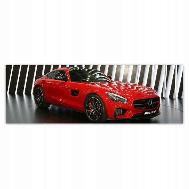 Plakáty 200x66 Červený Mercedes Amg