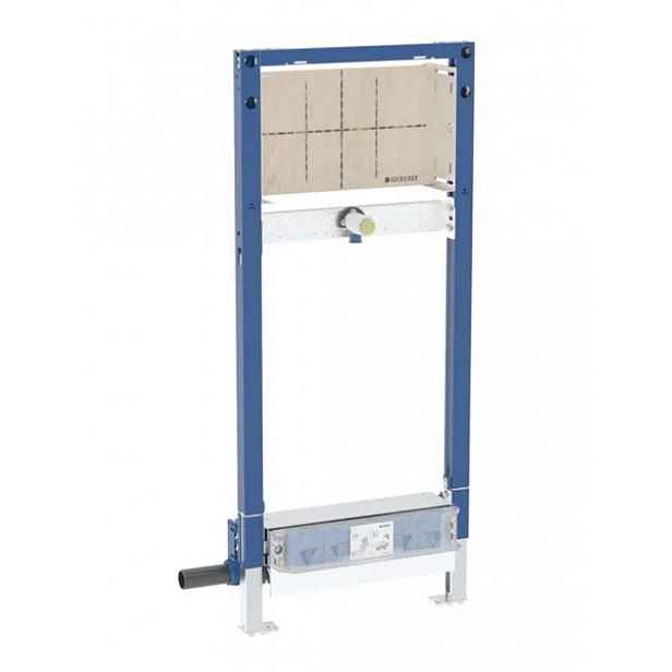 Geberit Duofix - Předstěnová instalace pro sprchu, výška 130 cm, s odtokem ve stěně, nástěnná armatura pod omítku 111.581.00.2