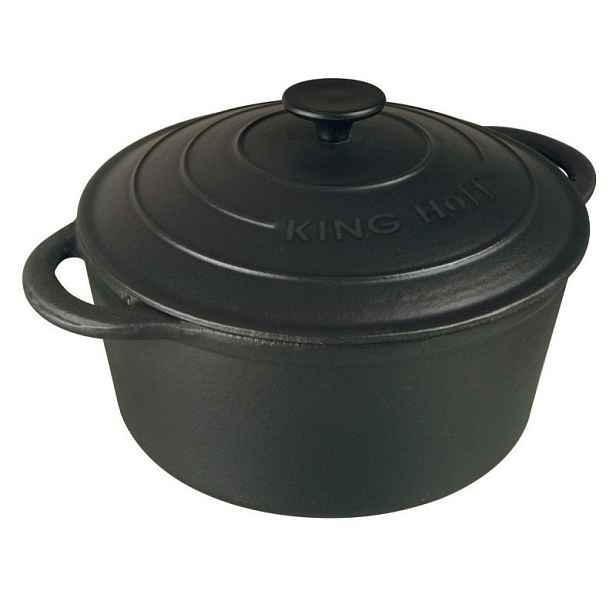 Kinghoff Hrnec 24 CM 4 L Pro Odolné Vaření Na Roky, Litina 4 L