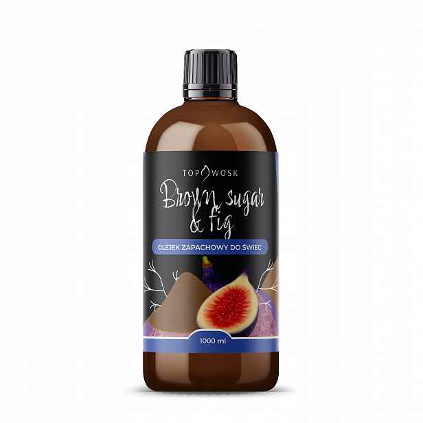 Vonný olej na svíčky Brown Sugar and Fig 1000 ml