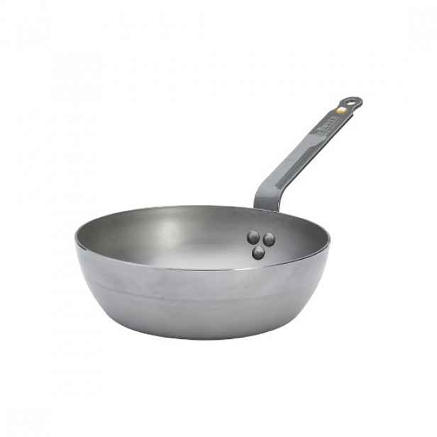 Hluboká sauté pánev, ocel, 24 cm, "Minerál B" - de Buyer