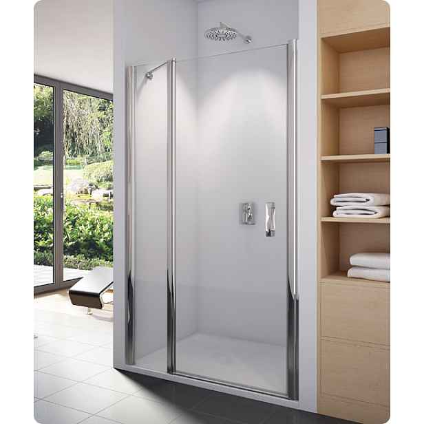 SanSwiss SL13 1200 01 30 Sprchové dveře jednokřídlé s pevnou stěnou 120 cm SL1312000130