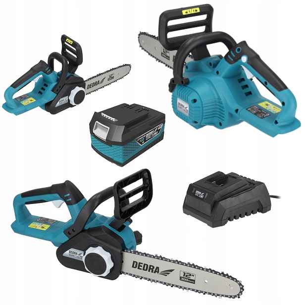 Set Pila 12" 18V vodící lišta 12" Dedra Sas+all DED7183 4AH DED7034 Ła