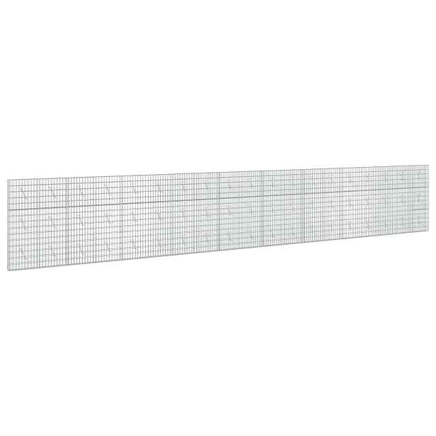 vidaXL Gabion s drátem 3,5 mm a síťkou 5x10 cm 950x10x150 cm