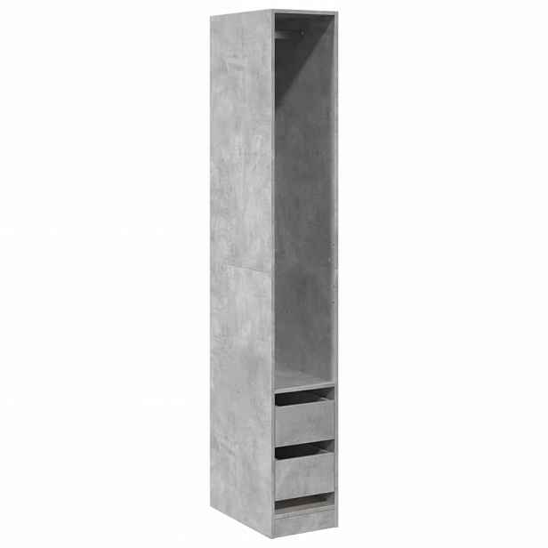 vidaXL Šatní skříň betonově šedá 30 x 50 x 200 cm kompozitní dřevo