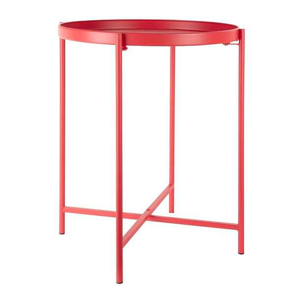 Kovový kulatý odkládací stolek ø 40 cm Meseta  – Leitmotiv