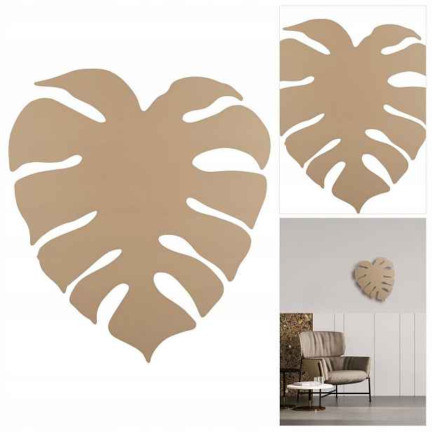 Béžová nástěnná lampa Monstera se čtyřmi zdroji, vyřezávaná forma nad stůl Tk Lighting