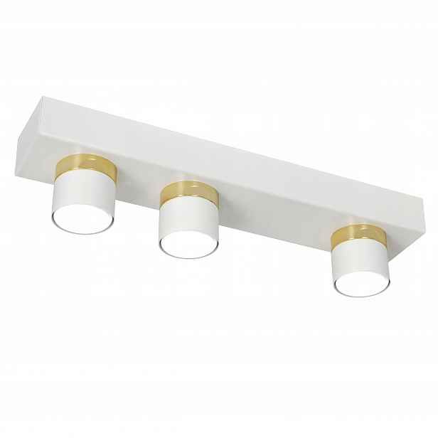 Lišta Stropní Svítidlo Stropní Svítidlo 3 Led GU10 Zlatý Loft
