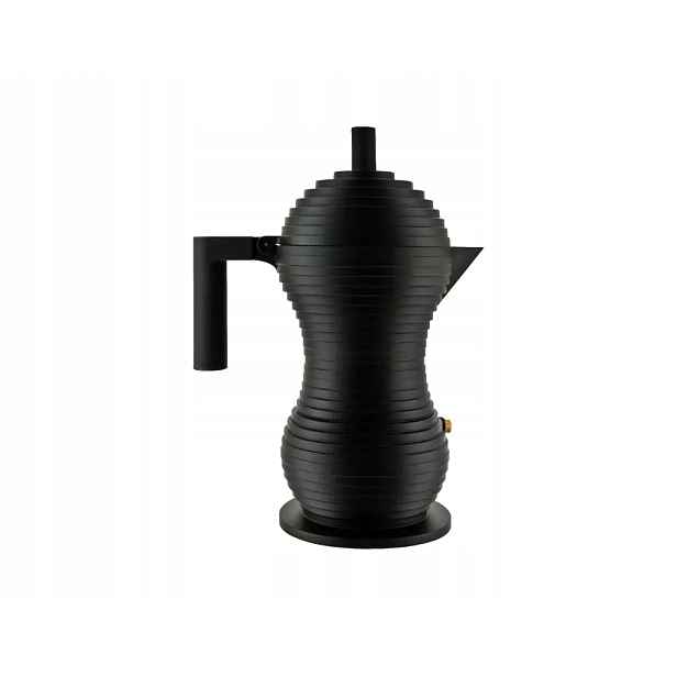 Tlakový kávovar Alessi Pulcina černý 300 ml 6 šálků