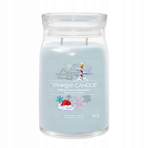 Velká vonná svíčka Yankee Candle North Pole Hideaway