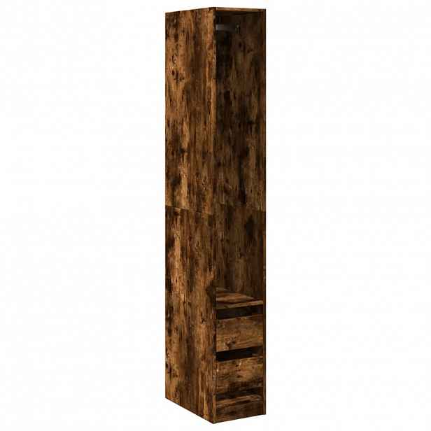 vidaXL Šatní skříň kouřový dub 30 x 50 x 200 cm kompozitní dřevo