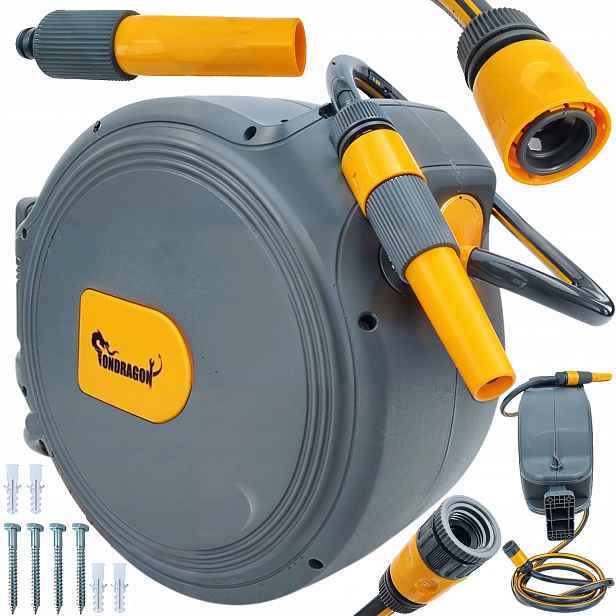 Automatický naviják se zahradní hadicí 1/2" 20 m Ondragon