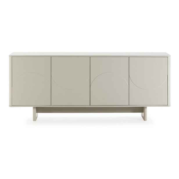 Krémová komoda 180x75x40 cm Solei – MOME