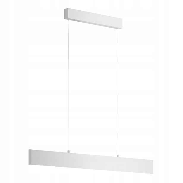 Lineární závěsná Led lampa podlouhlá bílá s teplým světlem 91 cm Maytoni