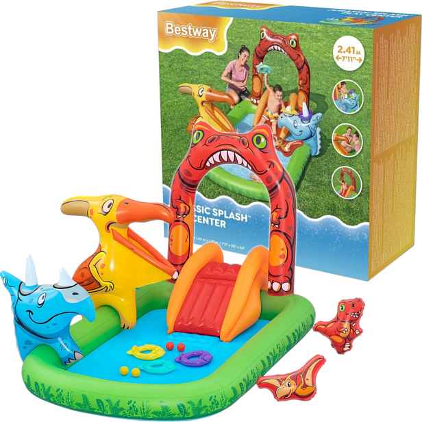 Nafukovací Dětské Hřiště Bazén Jurassic Splash Bestway 241 x 140 x 137 cm