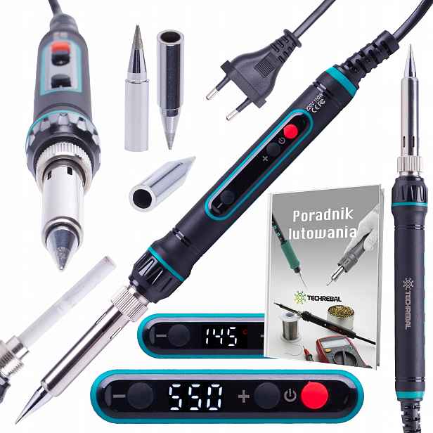 Páječka přesná regulace teploty Led displej 150W Techrebal
