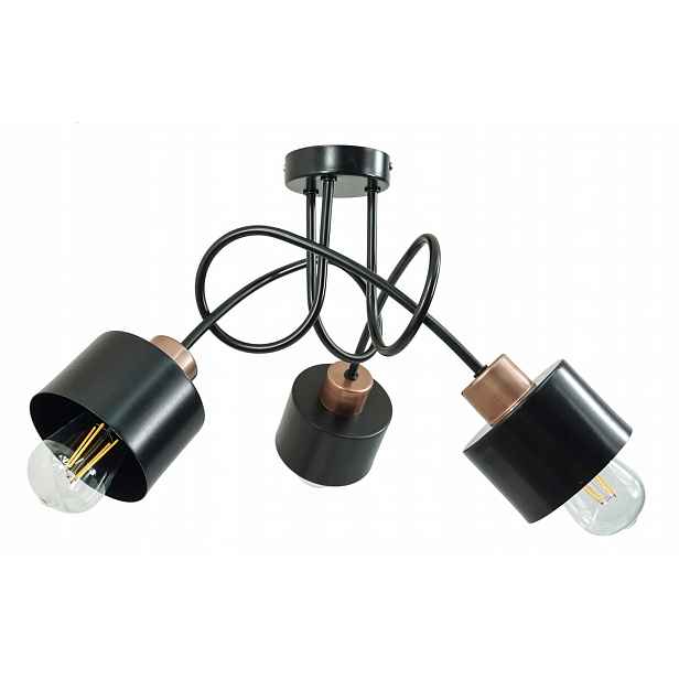 Stropní svítidlo závěsný lustr Loft Metal hrnek 3