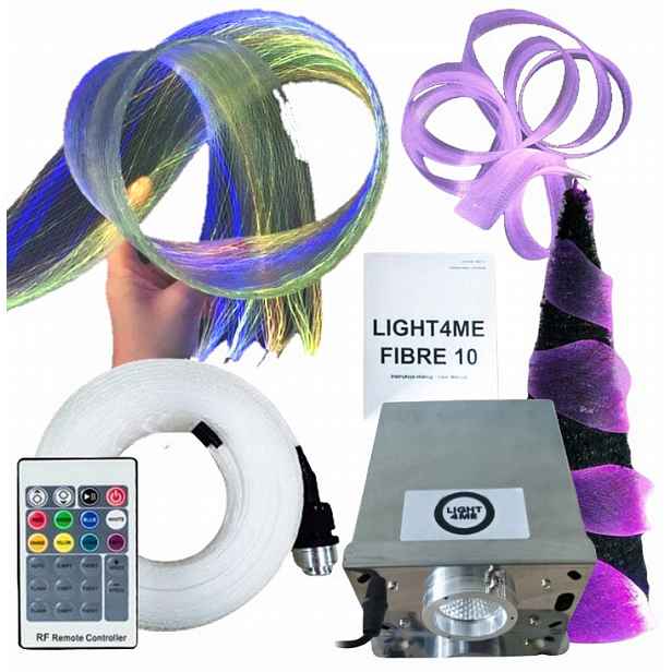 Stuha Optická Síť Světelný Závěs Led Rgb Pmma 10 M 1000 CM