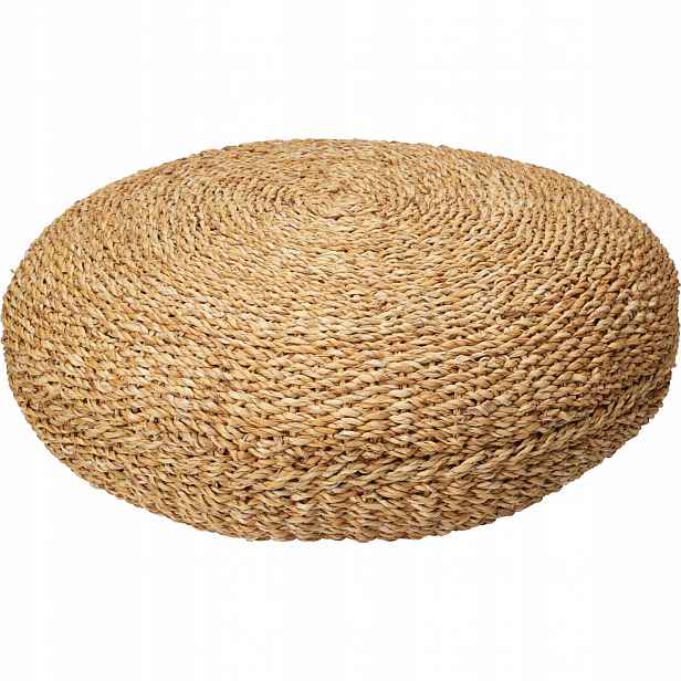Polštář K Sezení Na Podlaze Z Mořské Trávy Ø 58 CM, Výška 20 CM