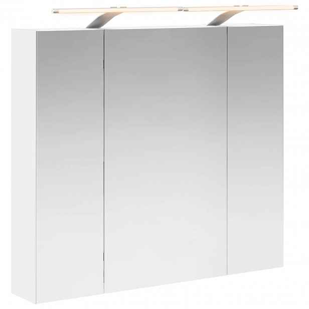 vidaXL Koupelnová zrcadlová skříň Bílá 80 x 14.5 x 70 cm