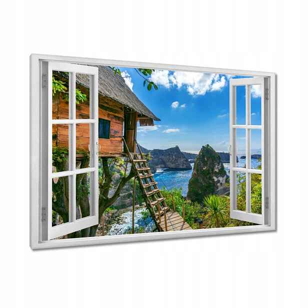 Obrazy 90x60 Domeček na stromě Moře