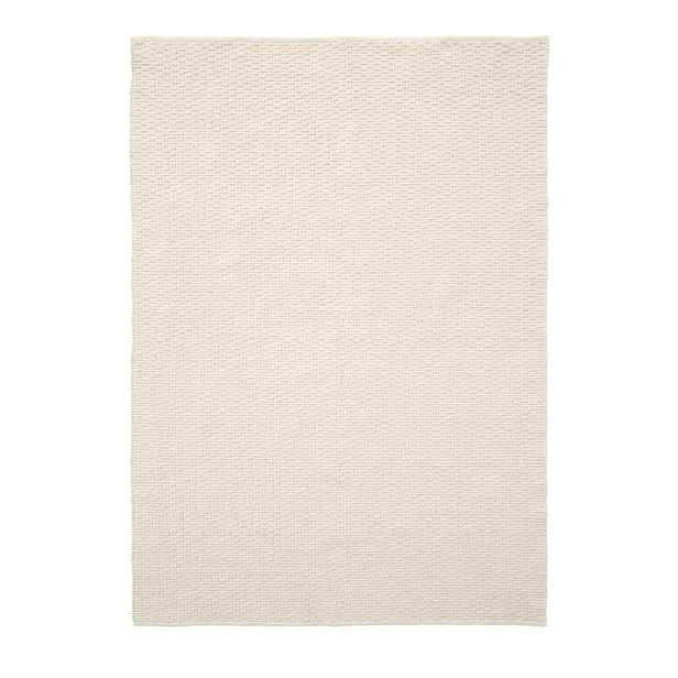 Krémový ručně tkaný koberec s příměsí bavlny 160x230 cm Mascarell – Kave Home