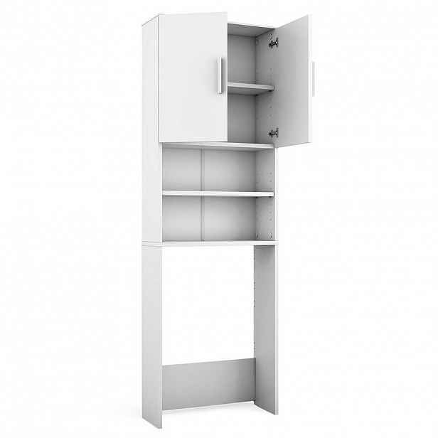 Vicco WC SKŘÍŇKA Bílá 64 x 190 cm se 2 dveřmi