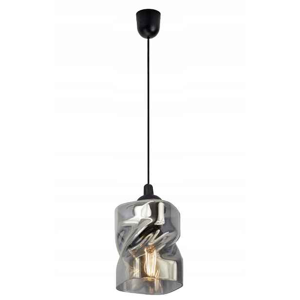 Závěsná lampa Candellux Felis E27 60W Černá/Šedá Moderní