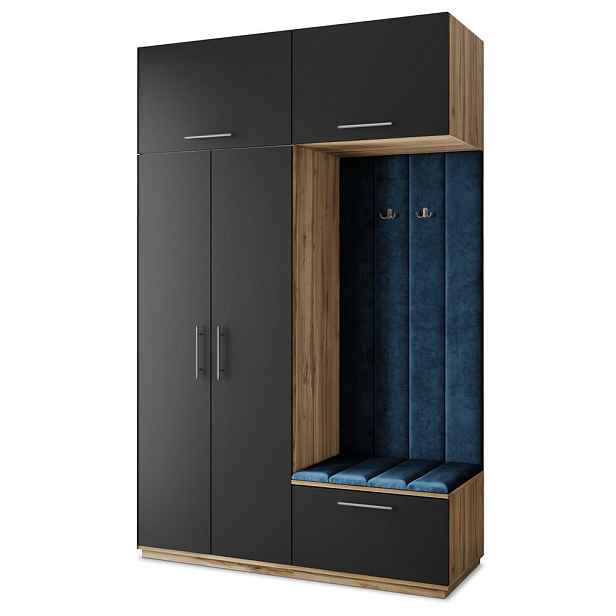 MASSENO MODERNÍ PŘEDSÍŇOVÁ SESTAVA REMA, 150/240/60 cm, dub Wotan