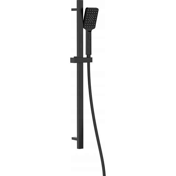 Alpinia nero Sprchový set, 3-funkční, s posuvnou tyčí (NGA_N52K) /ka/