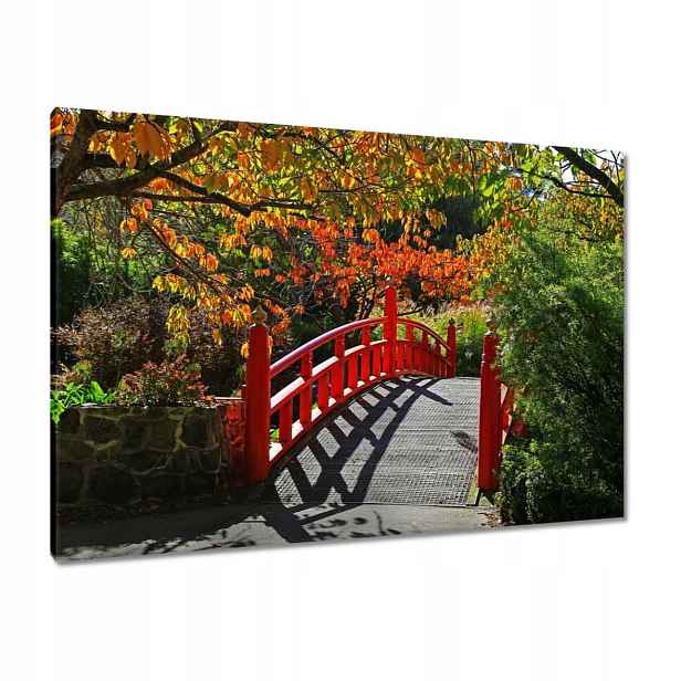 Obrazy 100x70 Červený japonský most