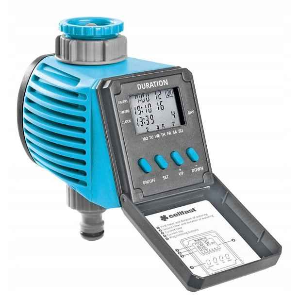 Digitální bateriový regulátor zavlažování 1" 3/4" x Rychlospojka 52-095N Id