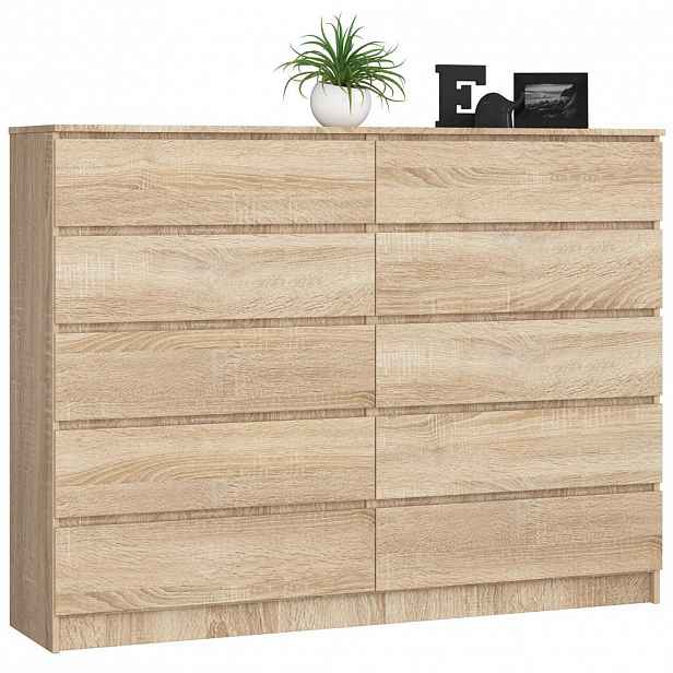 RAUMHIRSCH FURNITURE KOMODA dub Sonoma 121/160/40