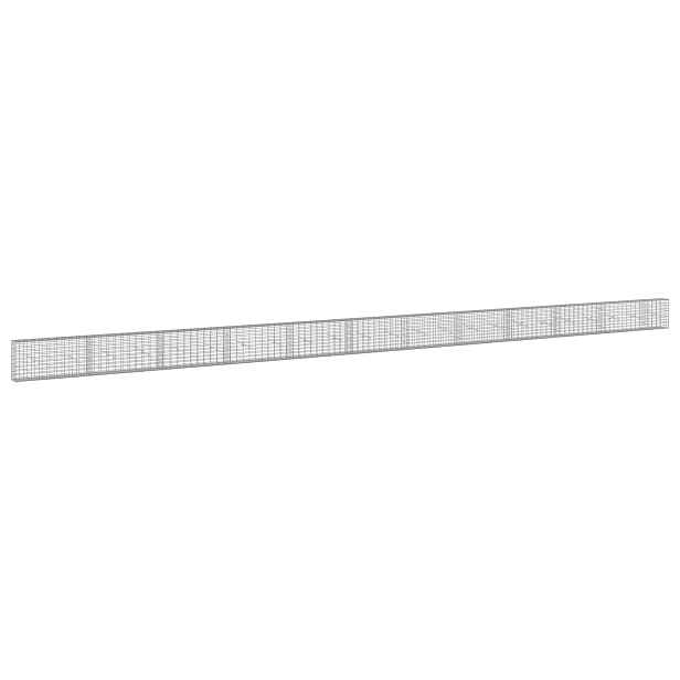 vidaXL Gabion s drátem 3,5 mm a síťkou 5x10 cm 1150x20x50 cm