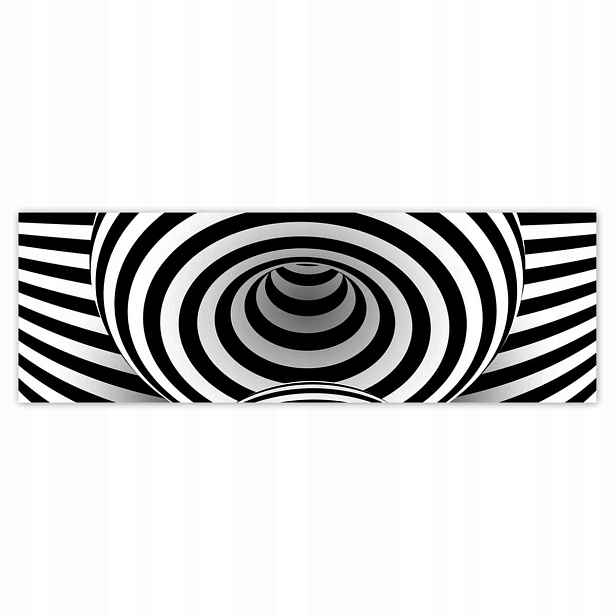Plakáty 200x66 Abstrackja černobílá