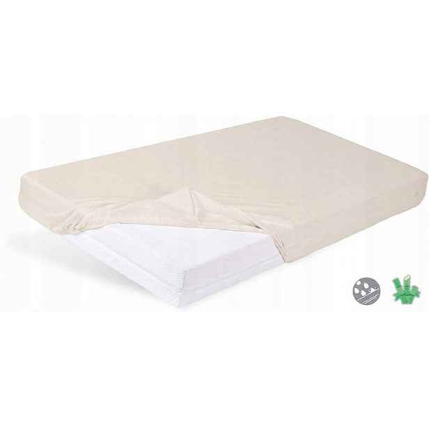 Hygienická podložka Nepropustné Prostěradlo 160x200x20 Bamboo Béžová