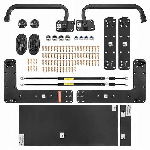 Mechanismus pro skládací postel Twin (90x200), vertikální, plynové pohony