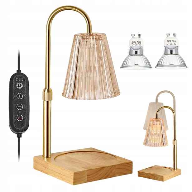 Ohřívací Lampa Na Svíčku S Časovačem A Nastavitelnou Výškou 50 W
