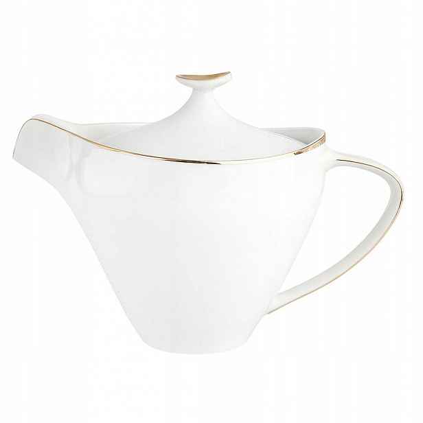 Porcelánová konvička na čaj MariaPaula Moderna Gold 1000 ml