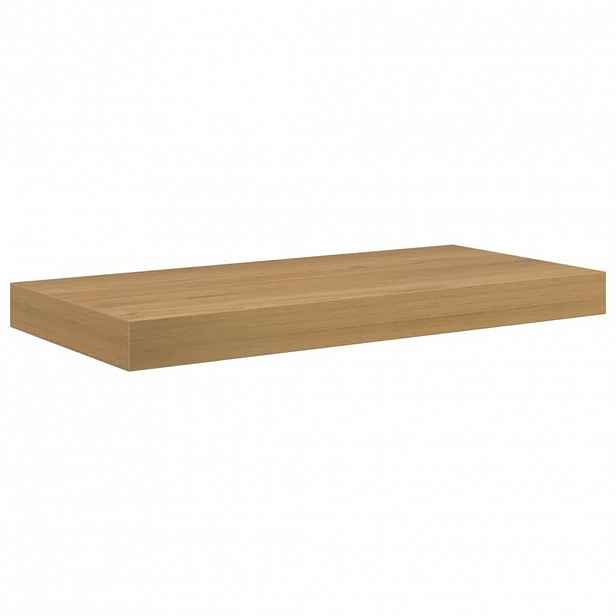 vidaXL Nástěnná polička Nástěnná montáž Hnědá 50 x 23,5 x 3,8 cm