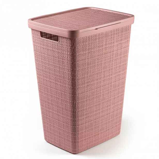 Koš na prádlo Jute 58L růžový 255198 Curver