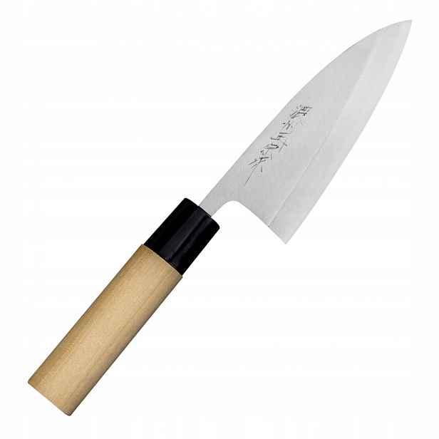Satake Shirogami#2 Pro Japonský ostrý Nůž Deba na filetování 12 cm