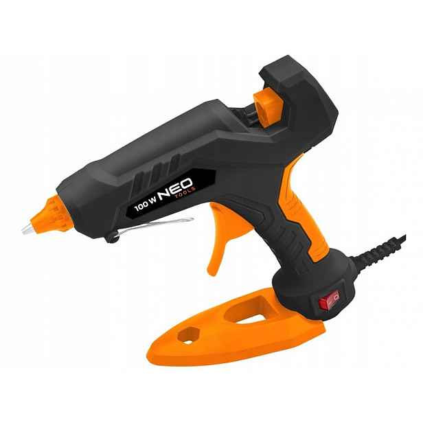 Lepicí pistole 11 mm 100 W Neo Tools Nekapající kovová koncovka