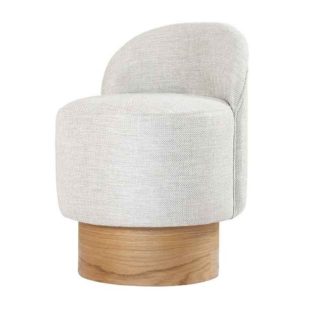 Taburet  Barren Puf Light Grey