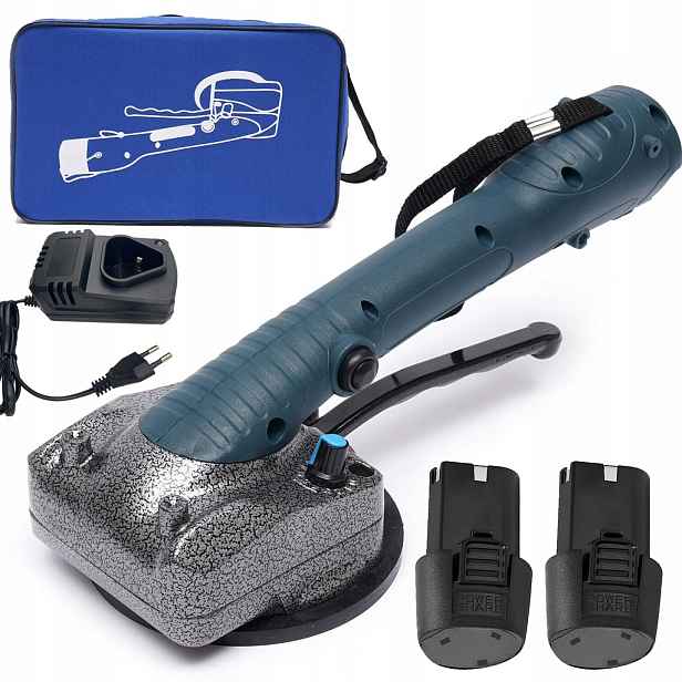 Přísavka Pro Pokládání Desek Vibrátor Pro Vyrovnávání 2xAKU 12V
