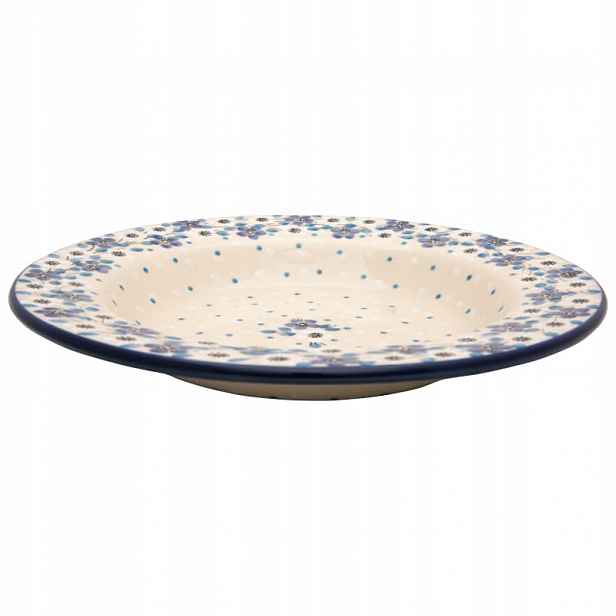 Hluboký talíř 24 cm Ceramika Artystyczna Bolesławiec dek 2338 Květiny